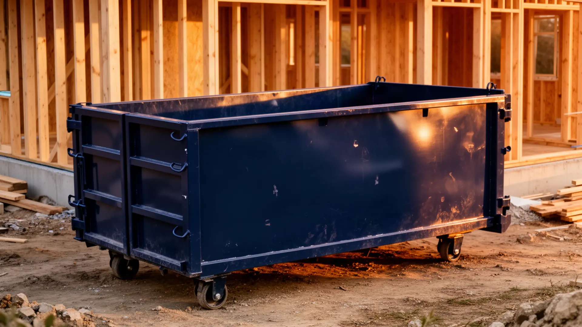 Roll-off dumpster from Desert Lakes Dumpster Rental in Albuquerque, NM
